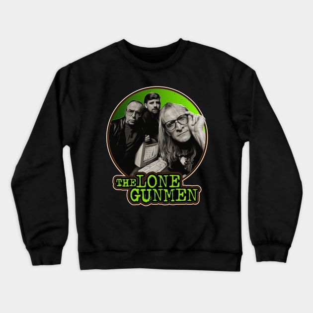 The Lone Gunmen Crewneck Sweatshirt by darklordpug